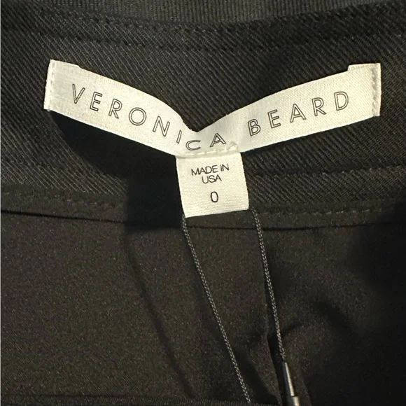 NWT Veronica Beard Black Morrison Sailor Flounce Mini Skirt Size 0 - Picture 6 of 11